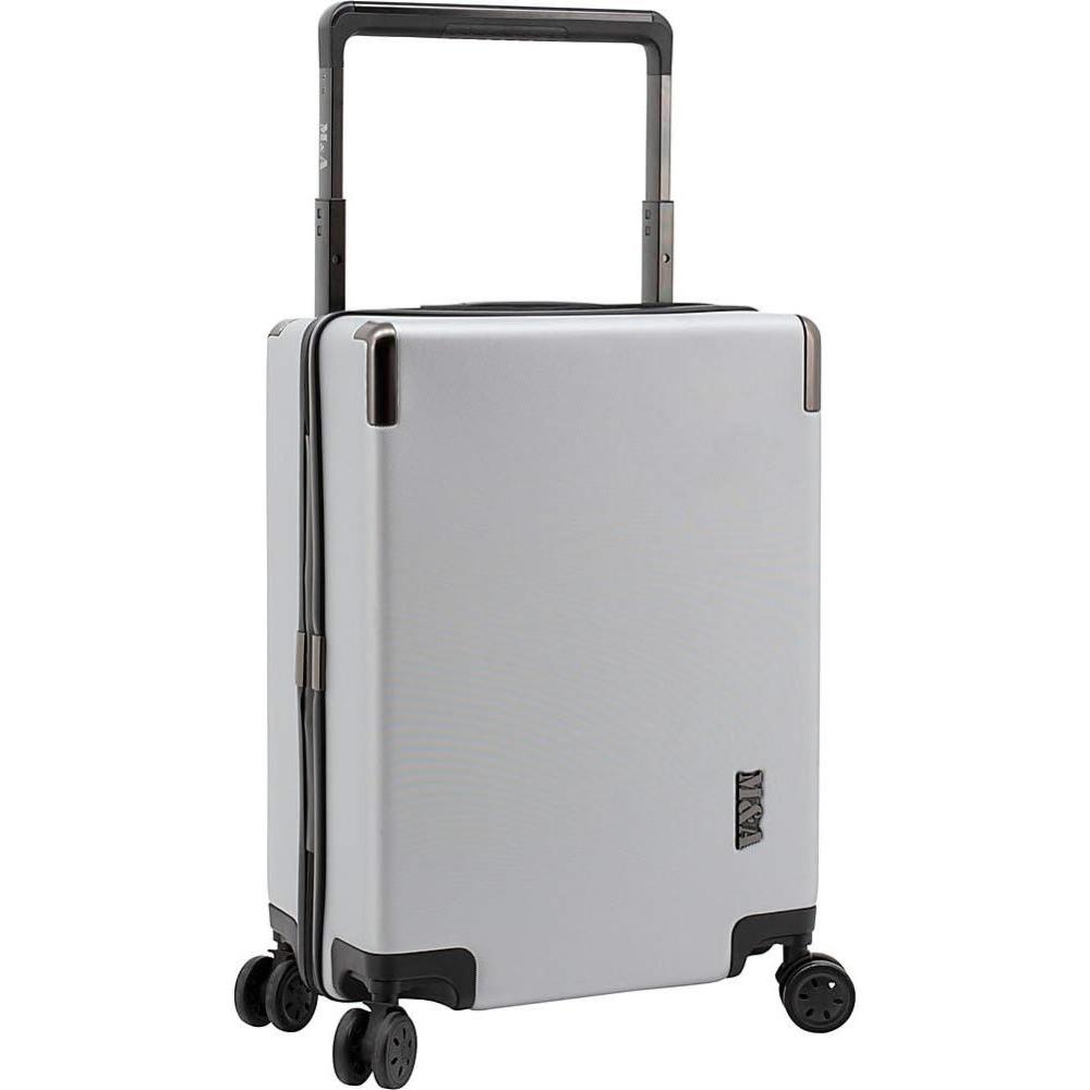 imageMampampA Lakeside Wide Trolley Spinner Luggage with TSALock Black 2 Piece SetSilver