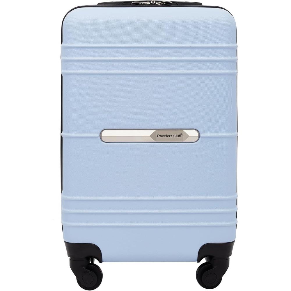 imageTravelers Club 20quot Richmond Spinner CarryOn Luggage Bone Inch TC7920900Blue
