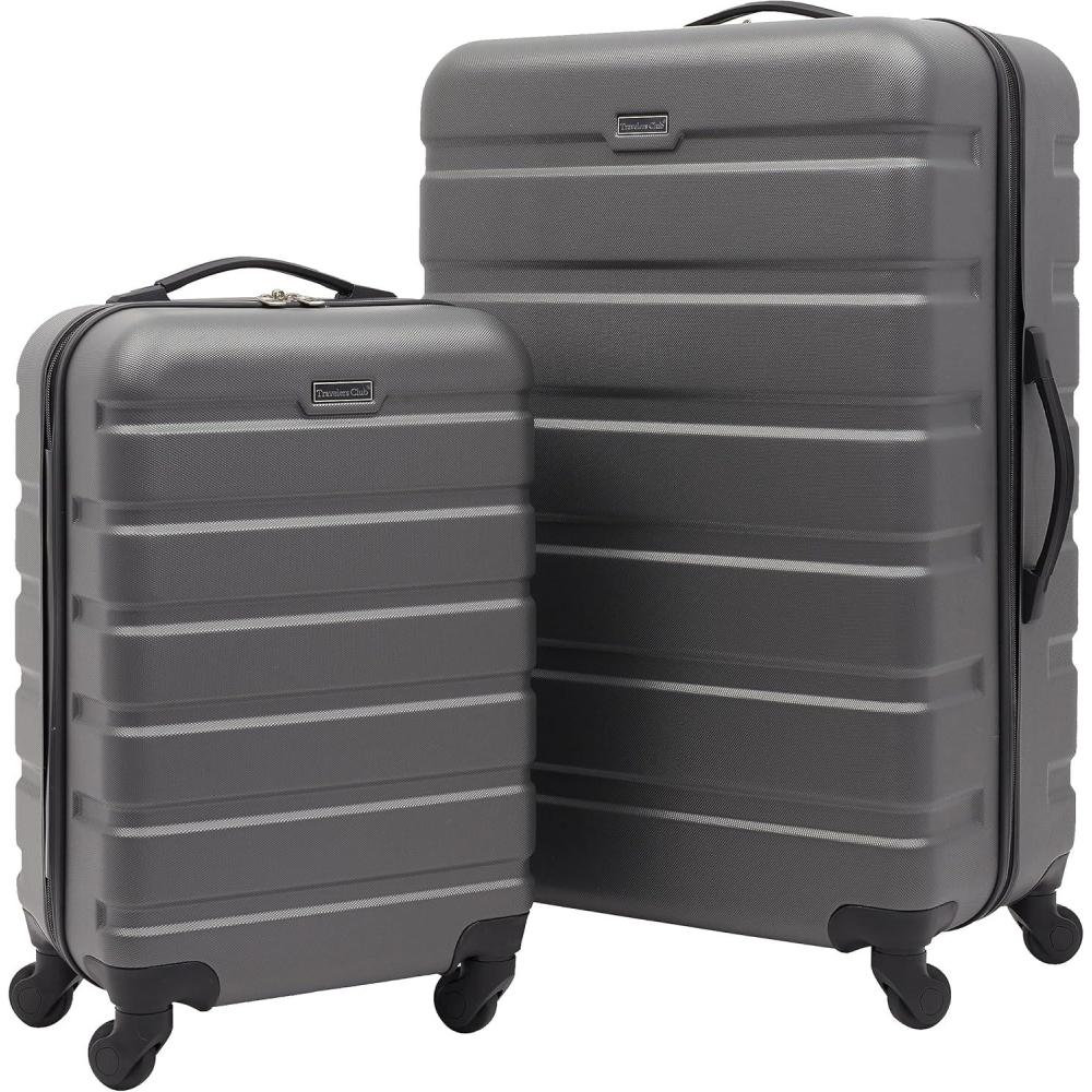 imageTravelers Club Harper Luggage Hydro 20Inch CarryOnCharcoal