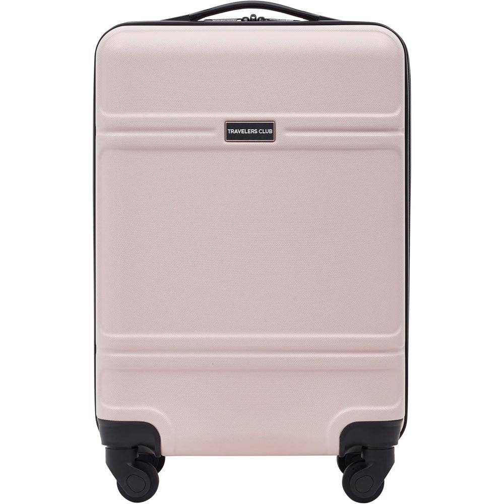 imageTravelers Club Skyline 20quot CarryOn Spinner Luggage Skyline BlueFilmy