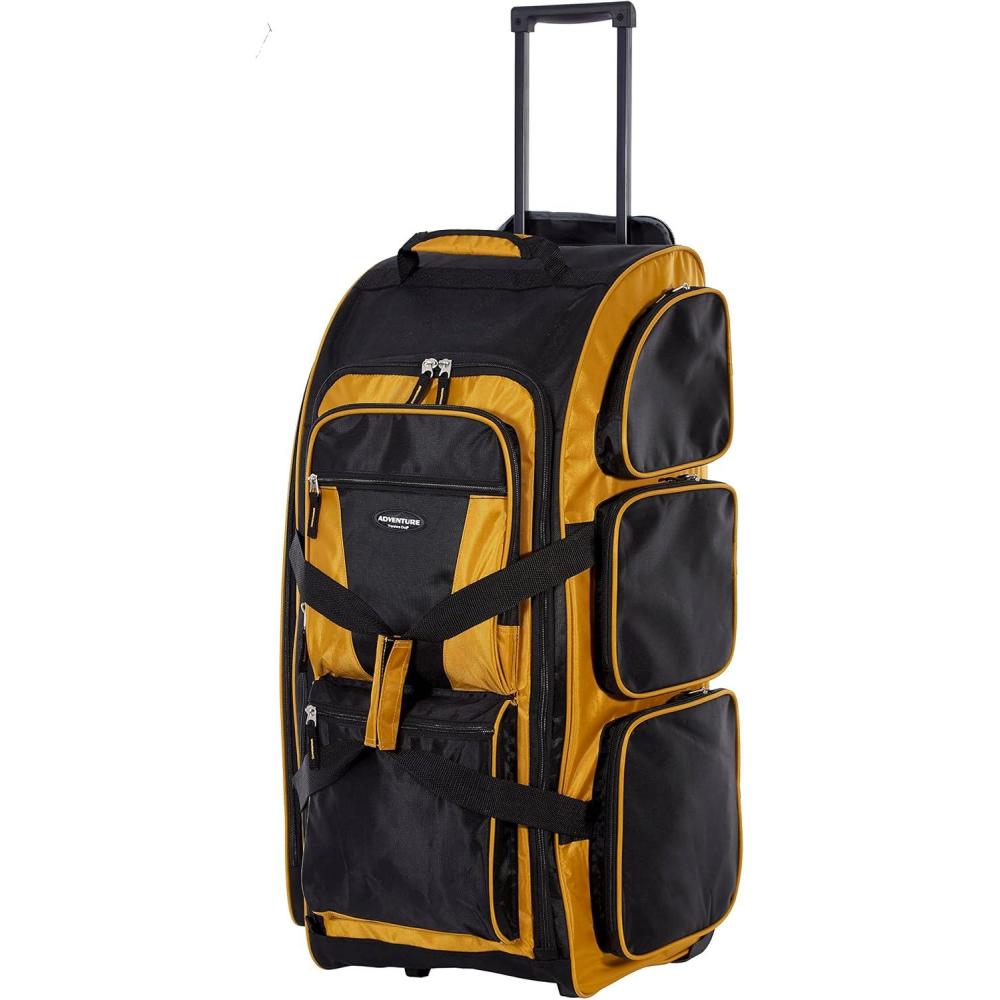 imageTravelers Club Xpedition 30 Inch MultiPocket Upright Rolling Duffel BagArrowwood