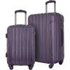 imageTravelers Club Seraphina Luggage Set 3 Piece SetPurple