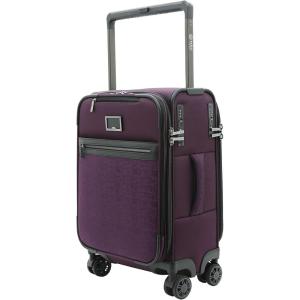M&A Dual Opening Wide Trolley Check-in Suitcase Luggage, Black, Large 28-Inch(Purple)
