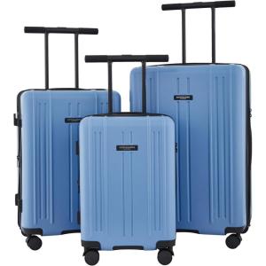 SCOTCH & SODA Eindhoven Wing-On Expandable Luggage, Mystic Blue, 3 Piece Set(Mystic Blue)