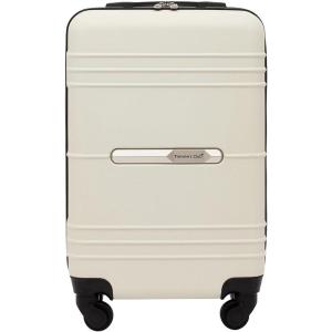 Travelers Club 20″ Richmond Spinner Carry-On Luggage, Bone, Inch (TC-7920-900)(Bone)