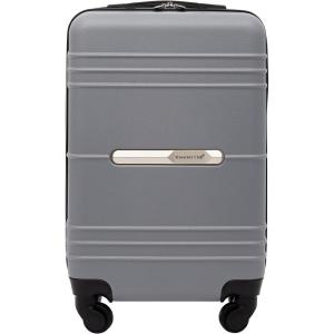 Travelers Club 20″ Richmond Spinner Carry-On Luggage, Bone, Inch (TC-7920-900)(Charcoal)