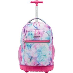 Travelers Club 20″ Rolling Backpack with Laptop Compartment, Camo(Tie Dye)