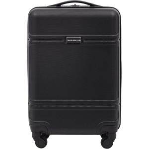 Travelers Club Skyline 20″ Carry-On Spinner Luggage, Skyline Blue(Black)