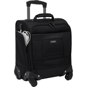 Wrangler 17″ Underseat Spinner Carry-On Luggage, Charcoal(Black)
