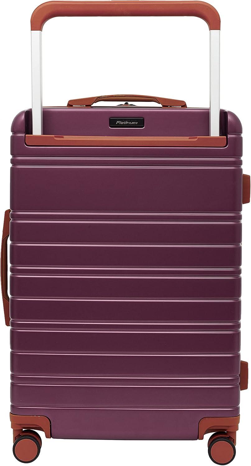 imageTravelers Club 2PC or 20quot Navigate Luggage Set Burgundy 2PC SetBurgundy