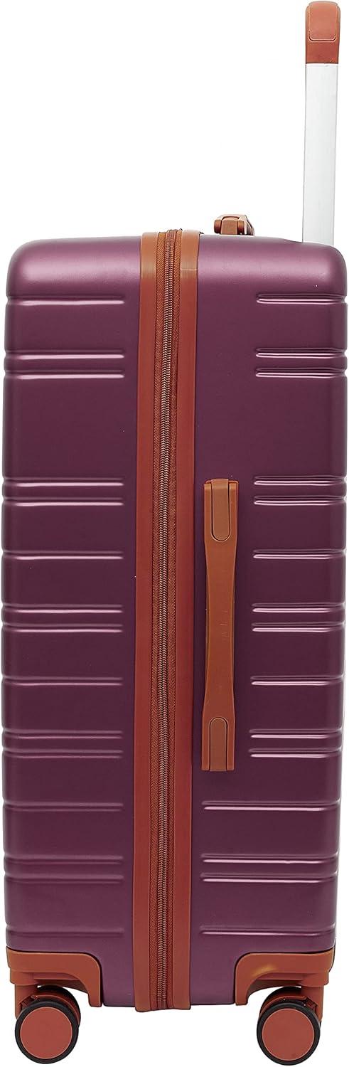 imageTravelers Club 2PC or 20quot Navigate Luggage Set Burgundy 2PC SetBurgundy