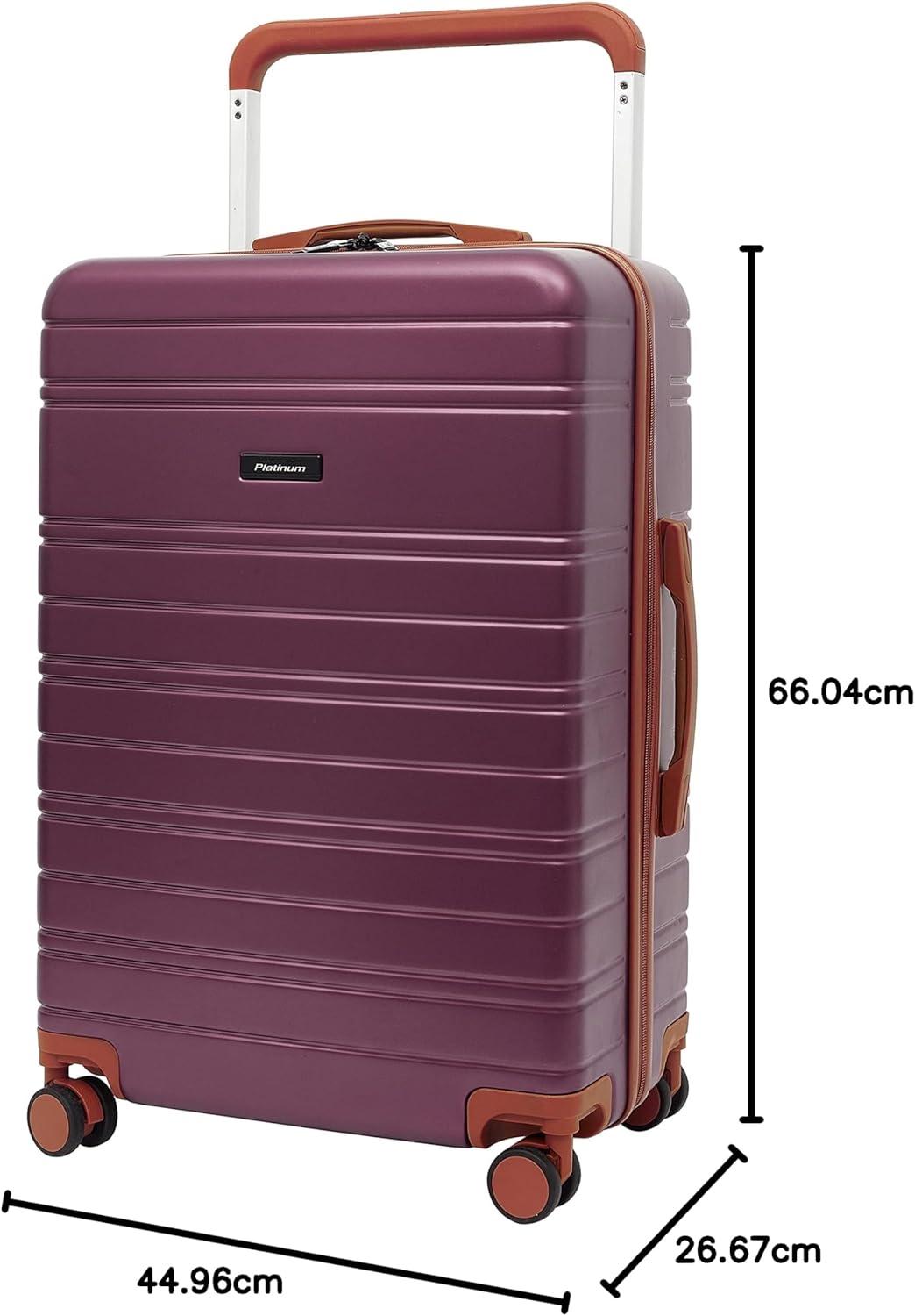imageTravelers Club 2PC or 20quot Navigate Luggage Set Burgundy 2PC SetBurgundy